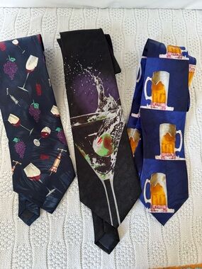 3pc EUC Roberto Cellini “bartender” ties